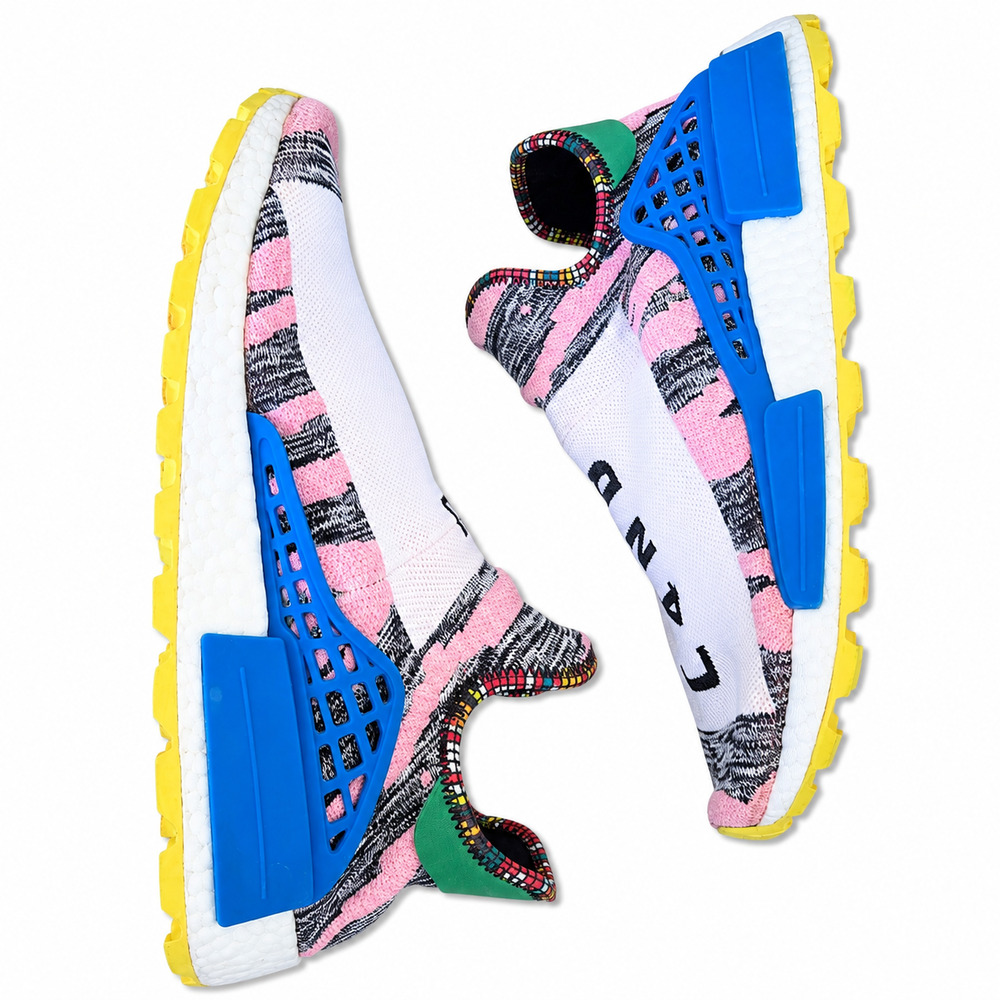 Adidas Pharrell Williams HU NMD Mother Land Sneakers Size 12 Boost Trail Rare